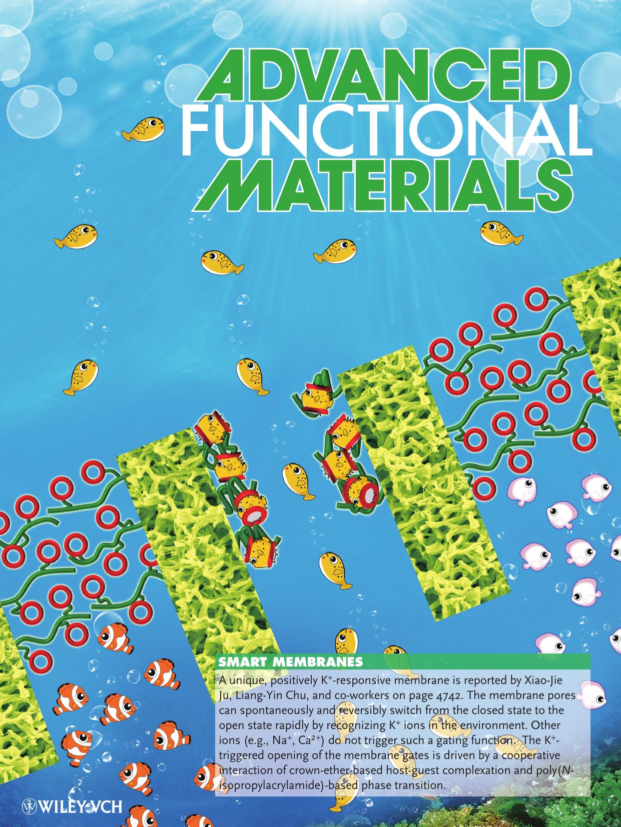 Smart Membranes: Positively K+Responsive Membranes with Functional Gates Driven by HostGuest Molecular Recognition (Adv. Funct. Mater. 222012) by nvh