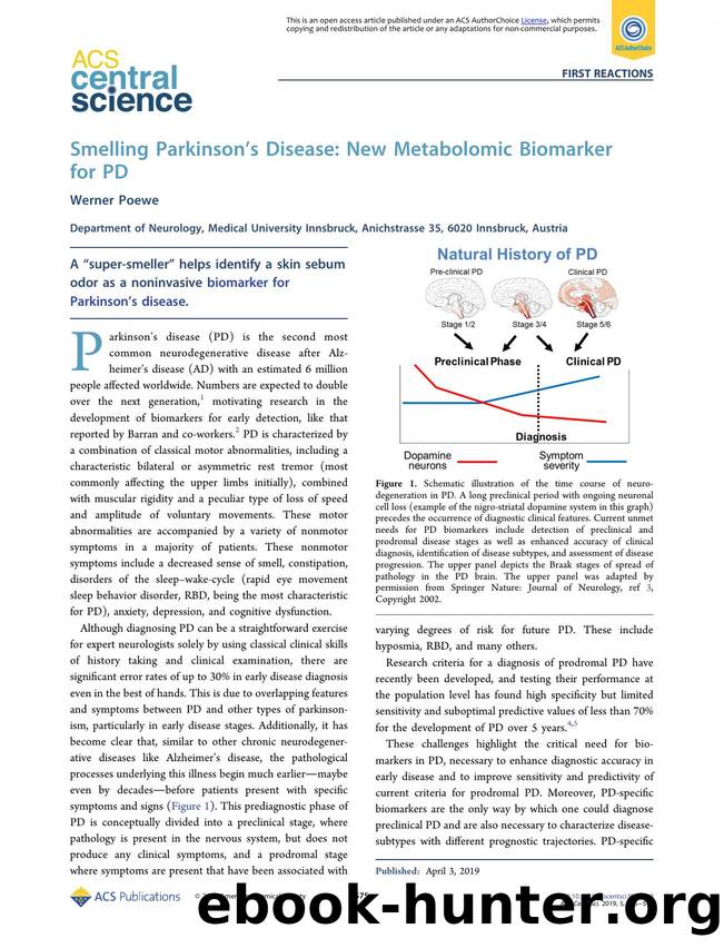 Smelling Parkinsonâs Disease: New Metabolomic Biomarker for PD by Werner Poewe