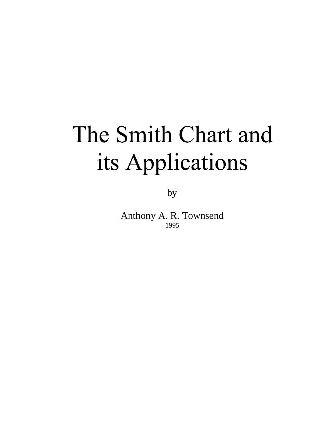 Smith Chart Book Complete by Unknown