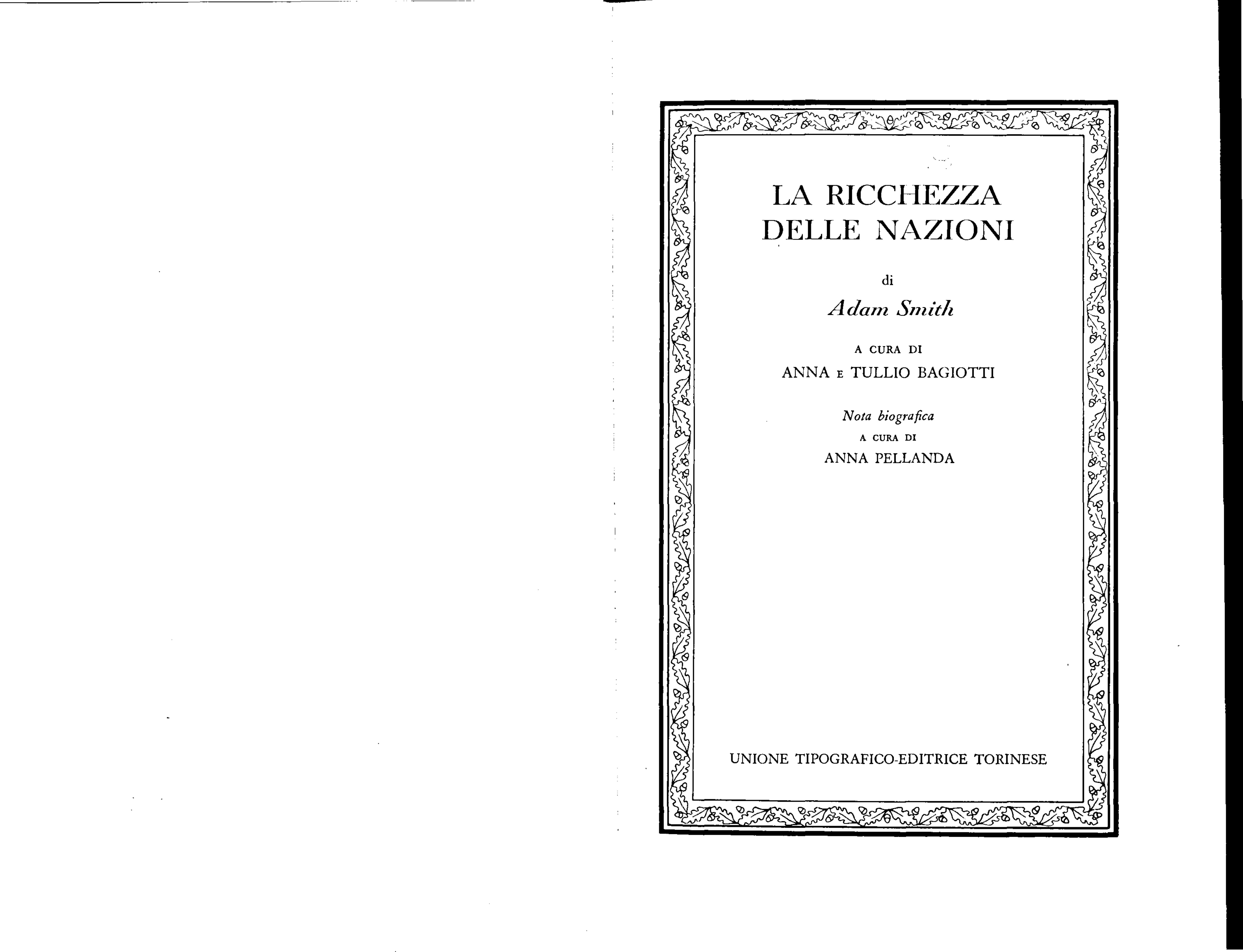Smith by La ricchezza delle nazioni