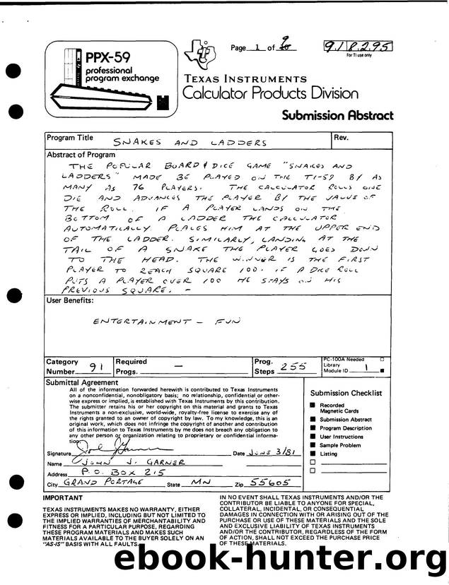 Snakes and Ladders by Unknown