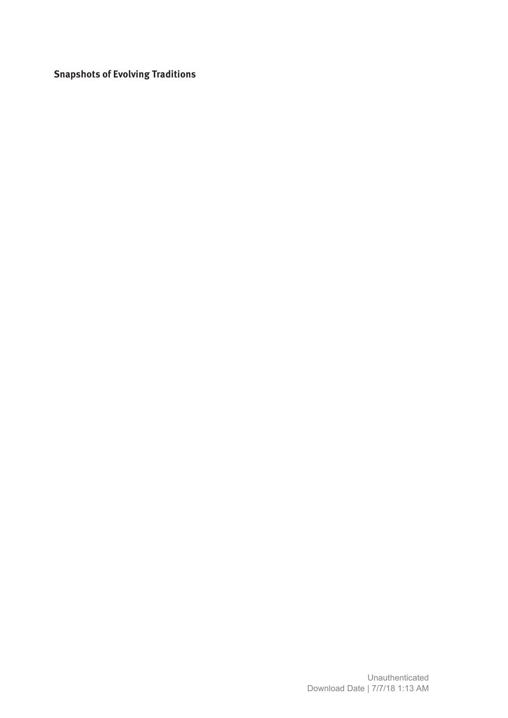 Snapshots of Evolving Traditions Jewish and Christian Manuscript Culture, Textual Fluidity, and New Philology by Lied Liv Ingeborg; Lundhaug Hugo