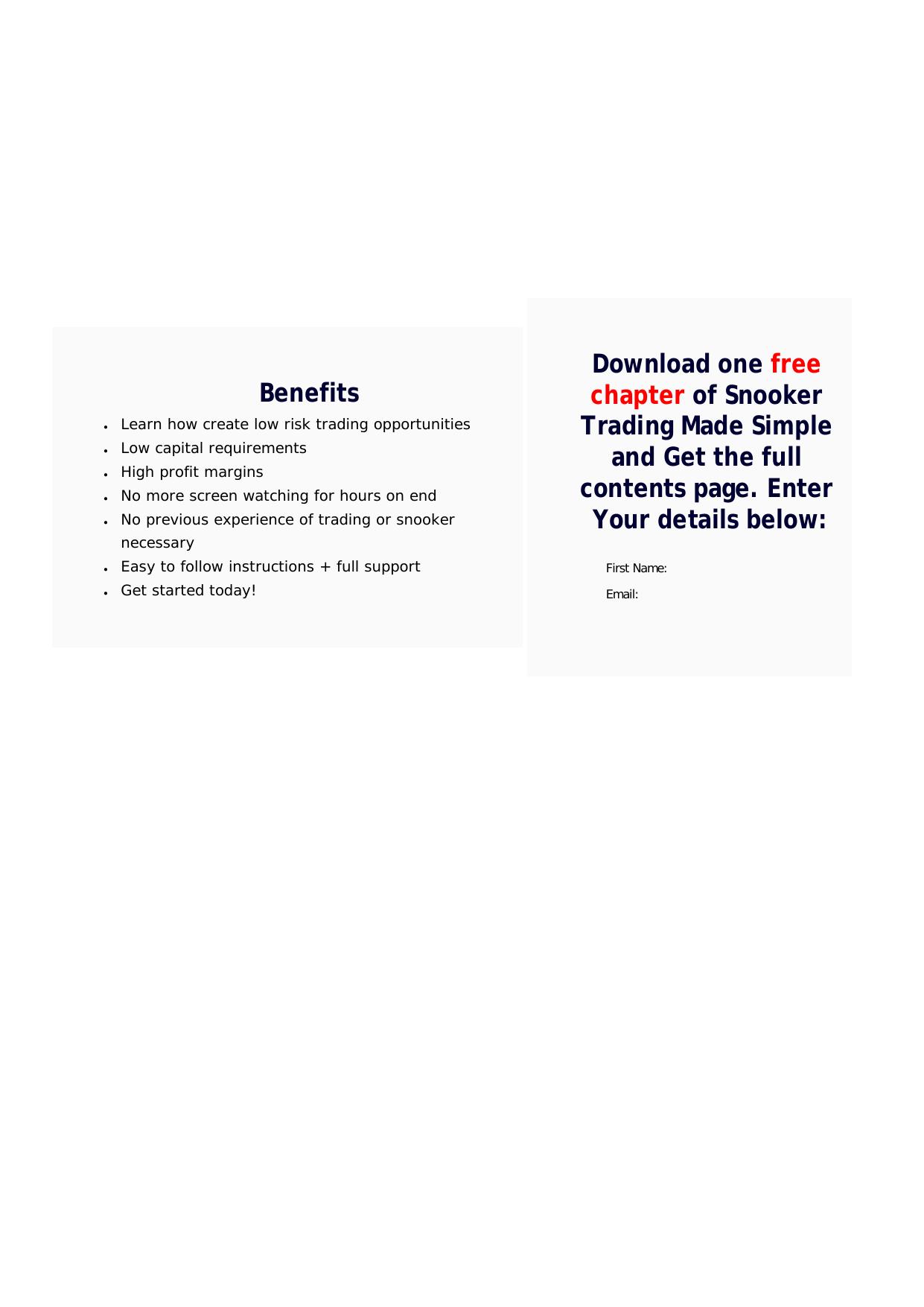 Snooker Trading - Betfair Trading - High Conversions + Top Payouts. by Best of Kuszter's Collection
