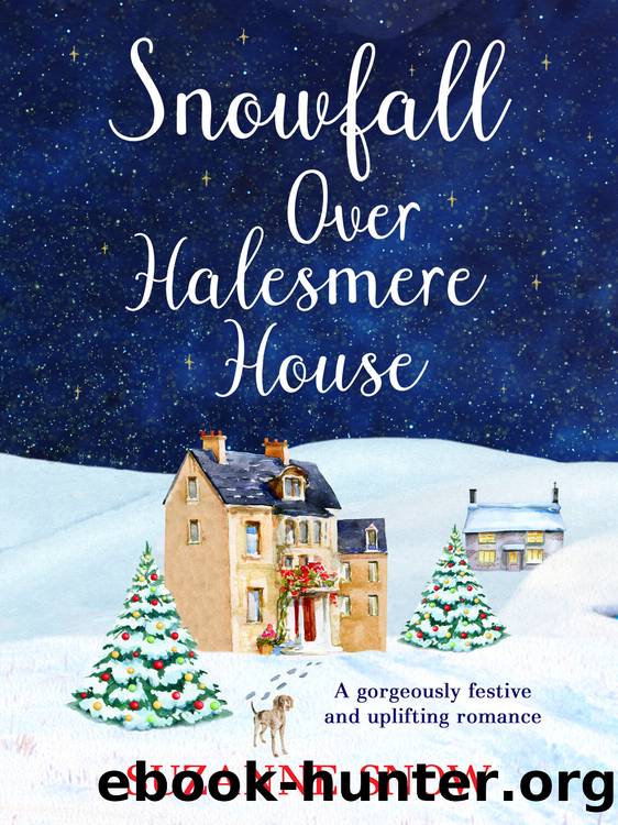 Snowfall Over Halesmere House by Suzanne Snow