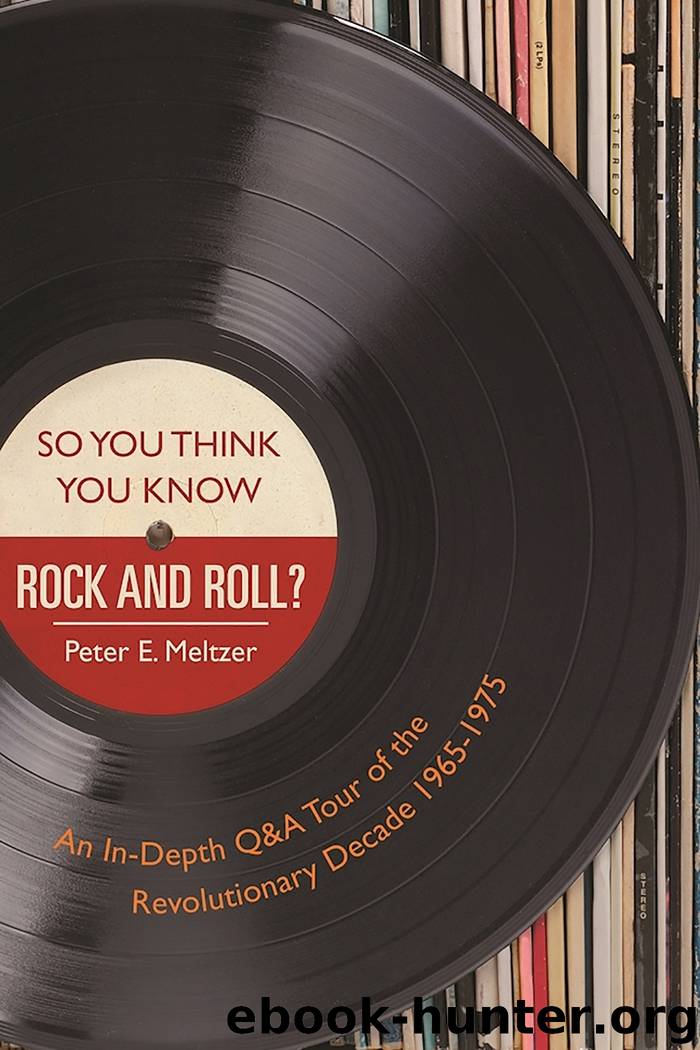 So You Think You Know Rock and Roll? by Peter E. Meltzer