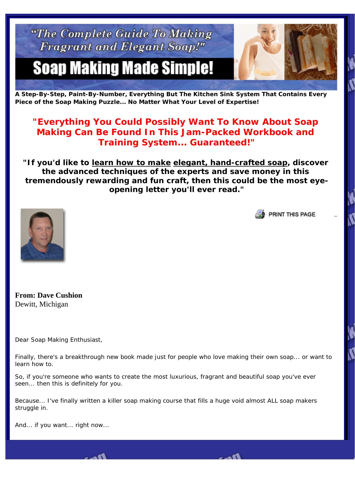 Soap Making Made Simple! by Best of Kuszter's Collection