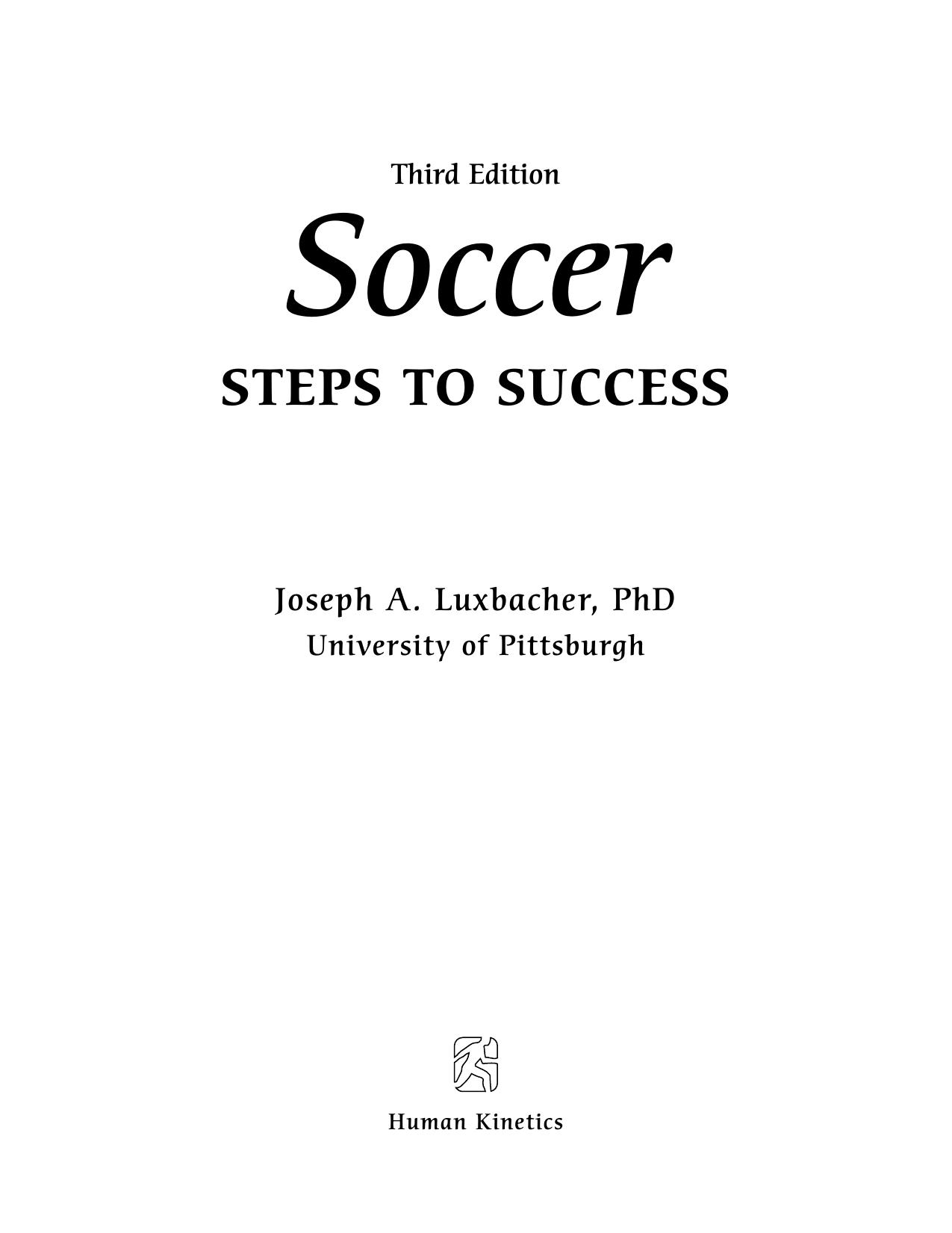 Soccer by Joseph A Luxbacher