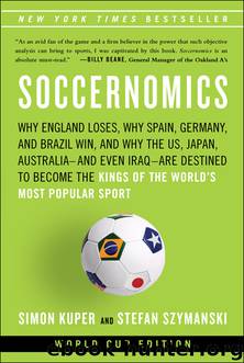 Soccernomics by Kuper Simon