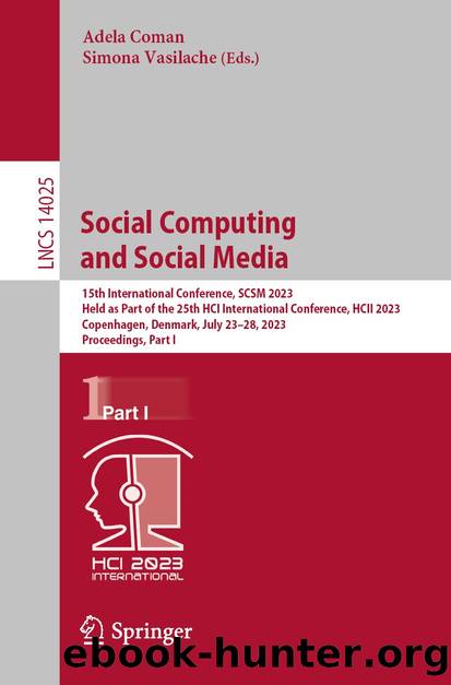 Social Computing and Social Media by Unknown