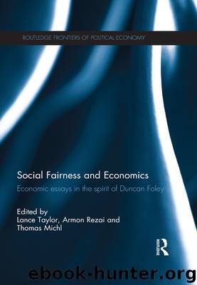 Social Fairness and Economics by Lance Taylor Armon Rezai & Thomas Michl