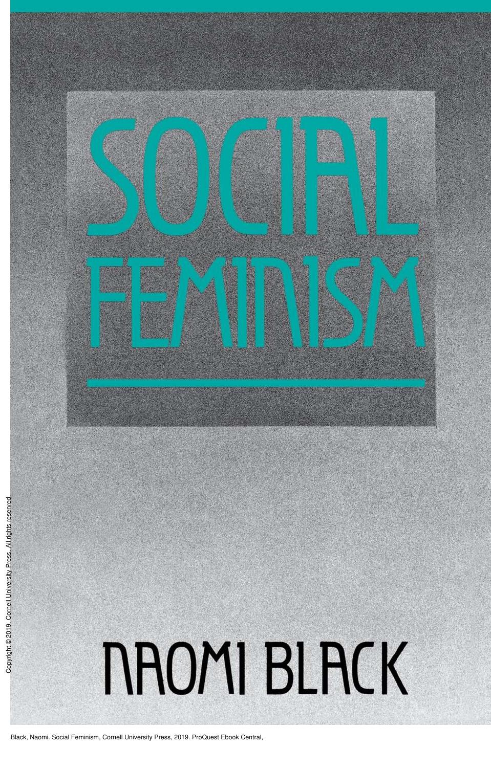 Social Feminism by Naomi Black
