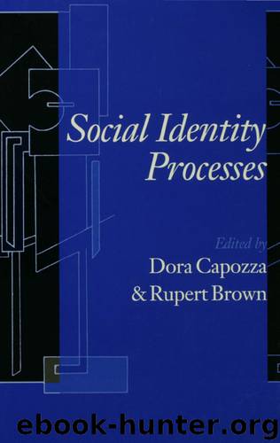 Social Identity Processes by Capozza Dora; Brown Rupert; & Rupert Brown