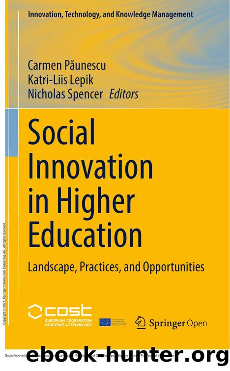 Social Innovation in Higher Education : Landscape, Practices, and Opportunities by Carmen Păunescu; Katri-Liis Lepik; Nicholas Spencer