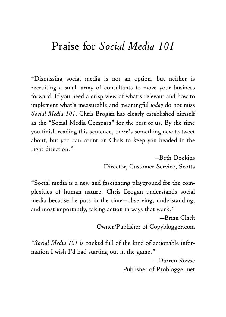 Social Media 101: Tactics and Tips to Develop Your Business Online by Unknow