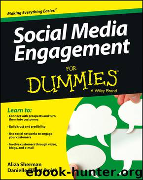 Social Media Engagement For Dummies by Aliza Sherman & Danielle Elliott Smith