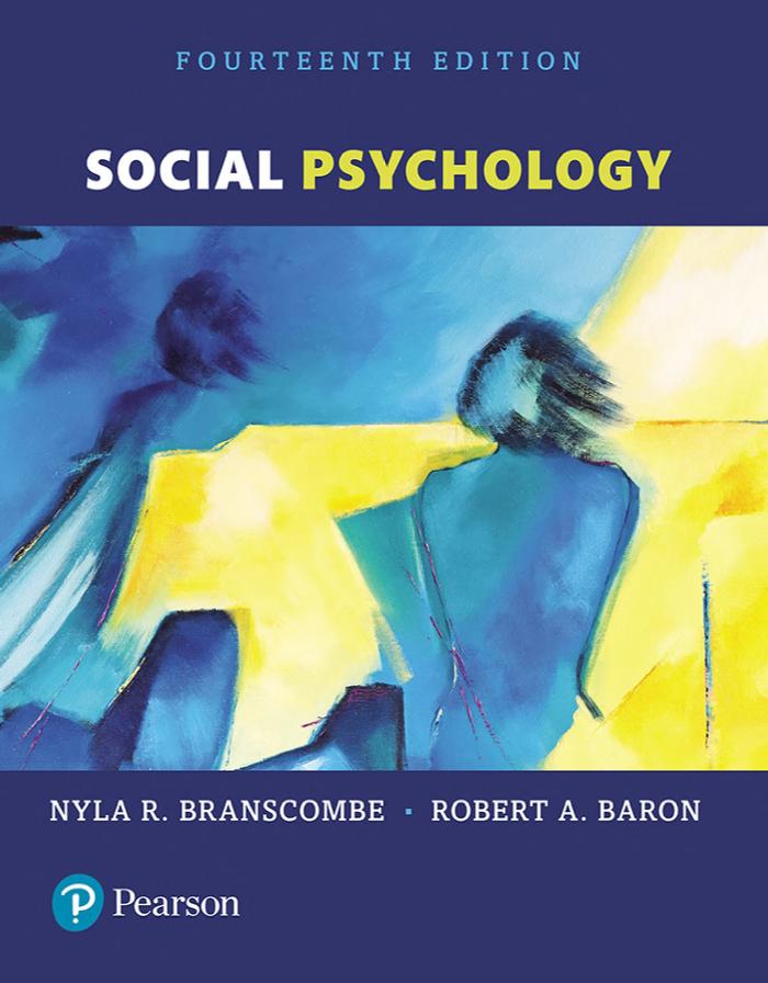 Social Psychology 14Th Edition by Unknow