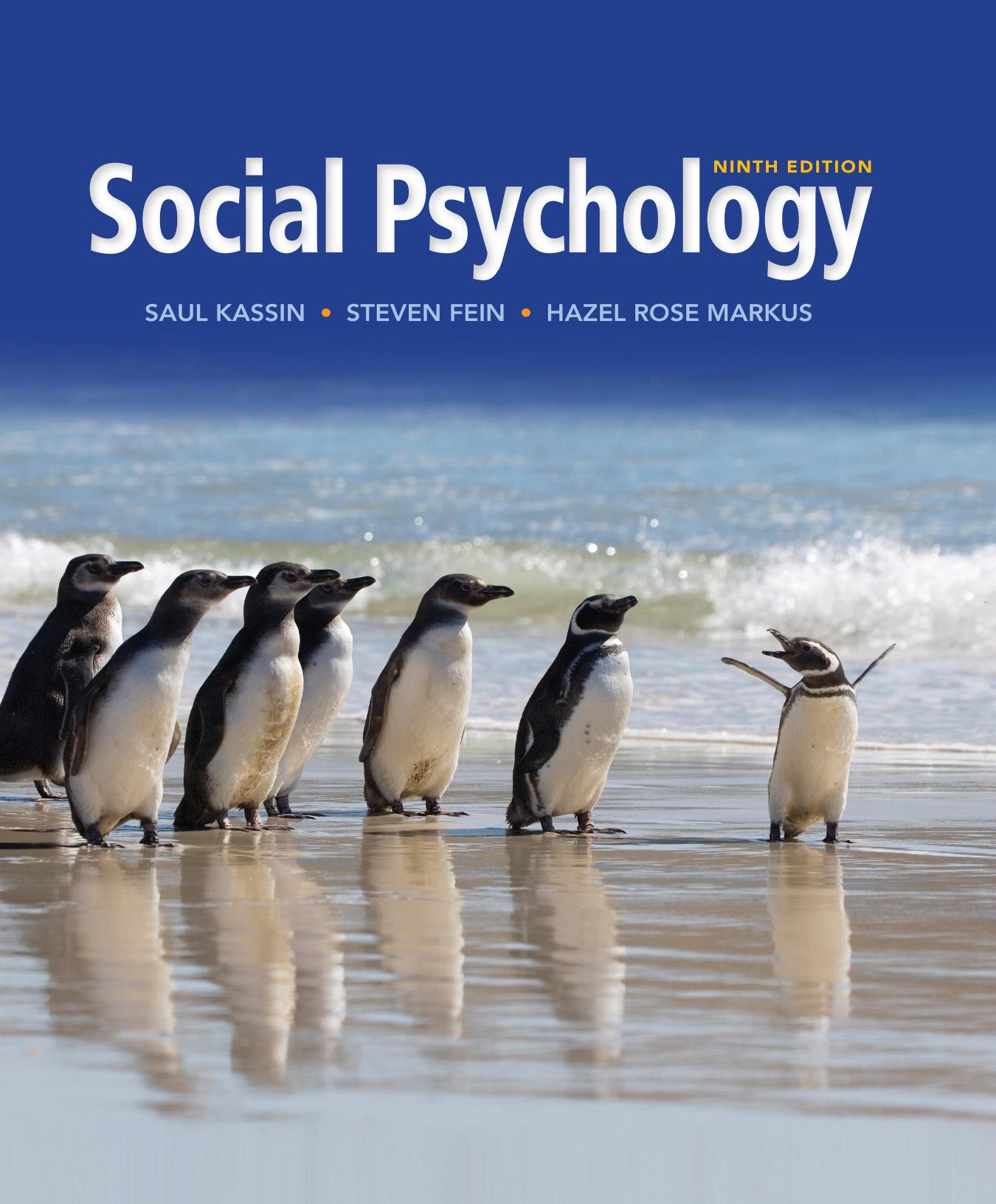 Social Psychology 9th Edition by Unknow