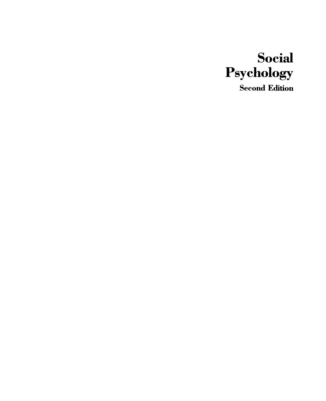 Social Psychology by Kenneth J. Gergen Mary M. Gergen (auth.)