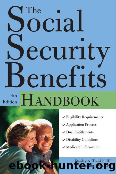 Social Security Benefits Handbook by Stanley Tomkiel