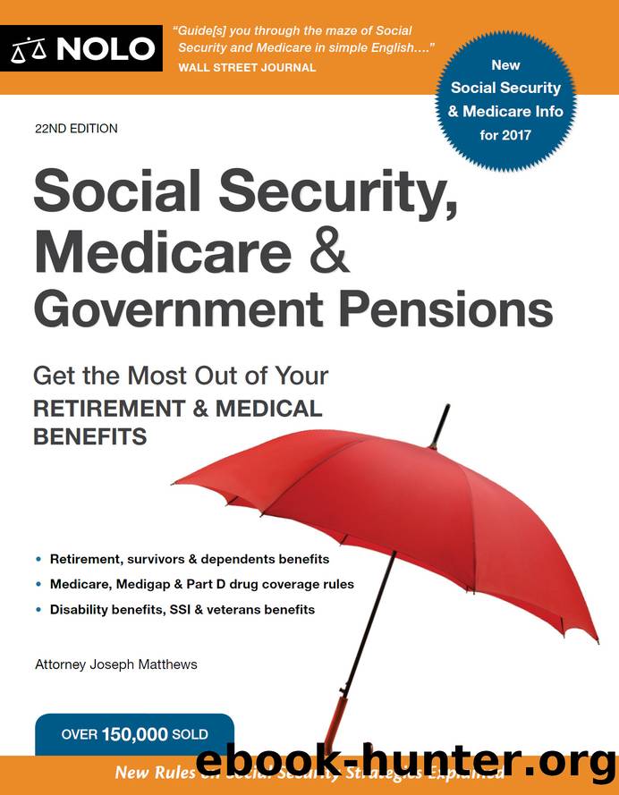 Social Security, Medicare and Government Pensions by Attorney Joseph L. Matthews