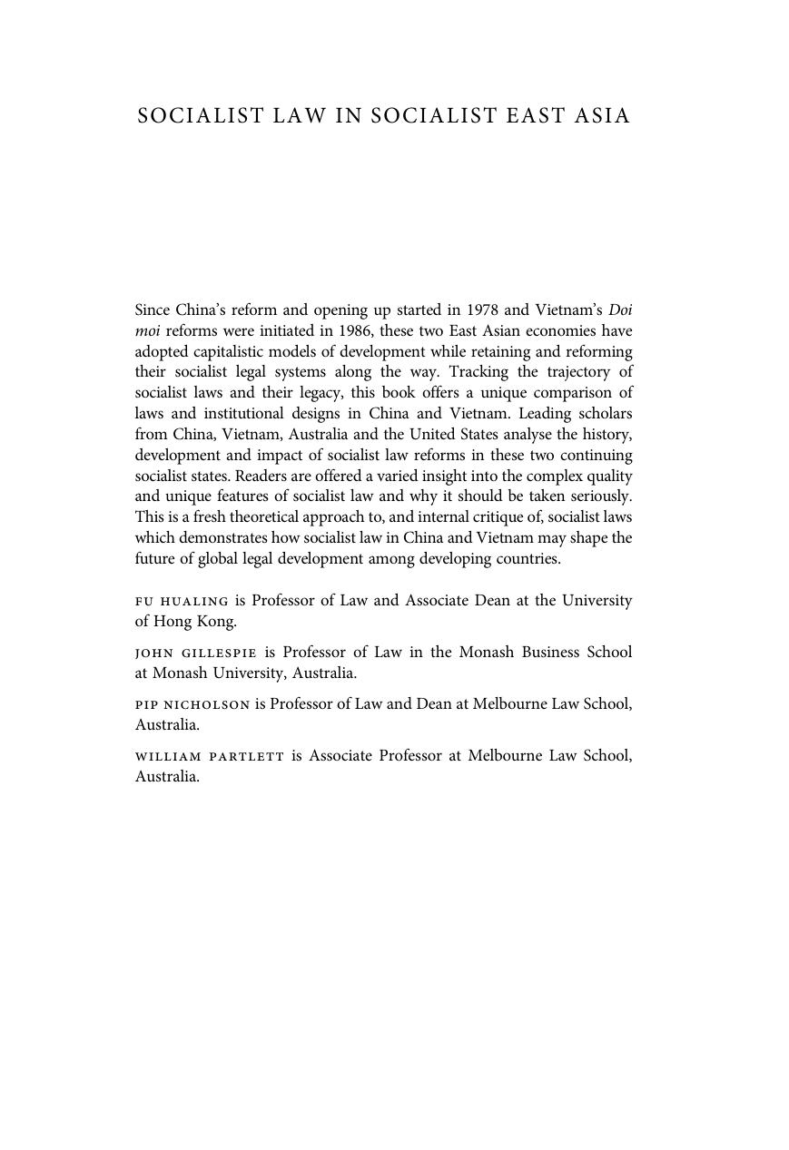 Socialist Law in Socialist East Asia by unknow