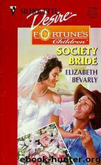 Society Bride by Elizabeth Bevarly