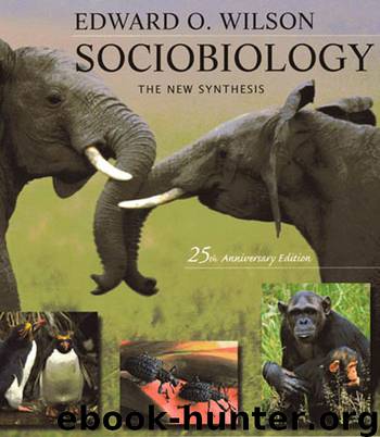 Sociobiology by Edward O. Wilson