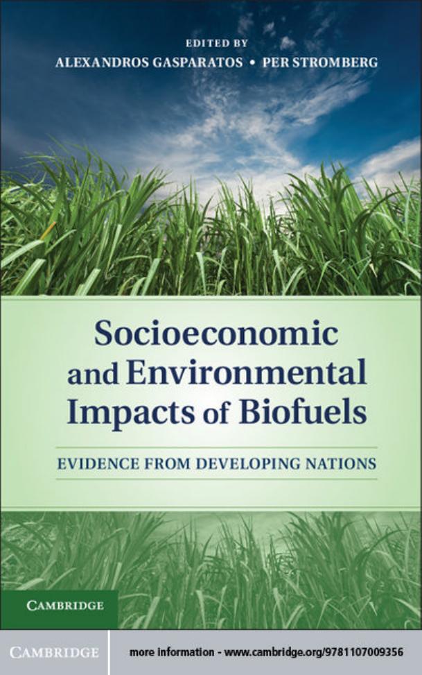 Socioeconomic and Environmental Impacts of Biofuels: Evidence from Developing Nations by Alexandros Gasparatos Per Stromberg