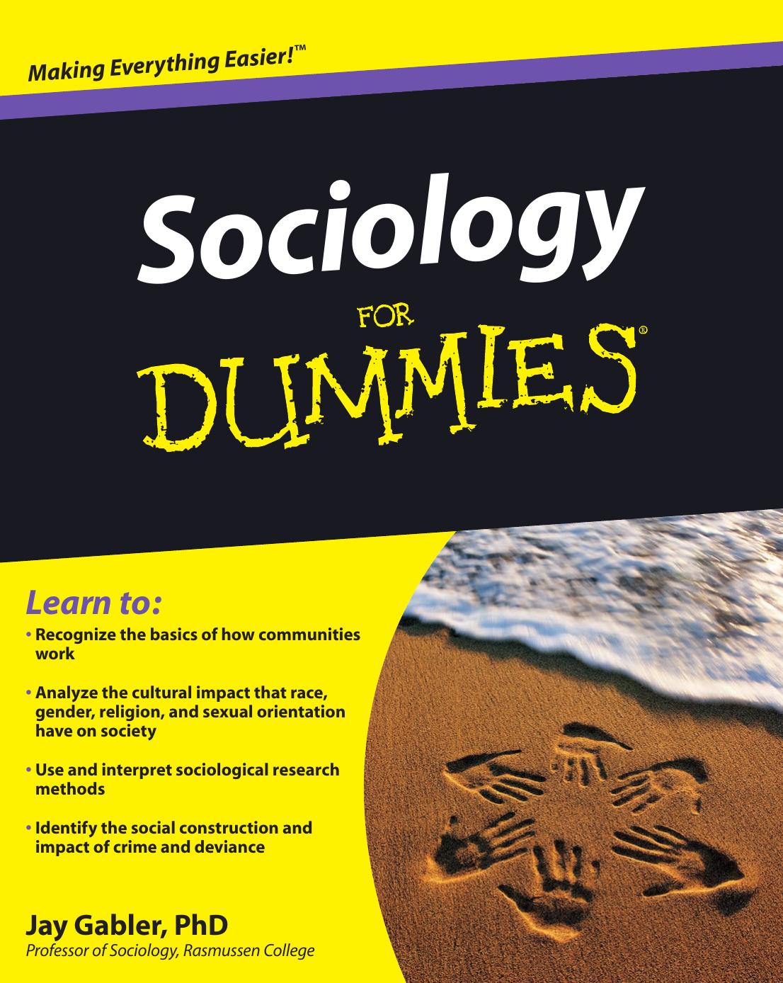 Sociology For Dummies by Jay Gabler