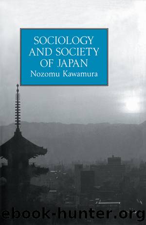 Sociology Society Of Japan by Kawamura