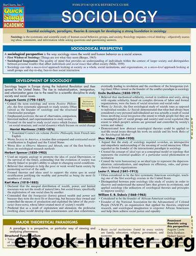 Sociology by BarCharts Inc