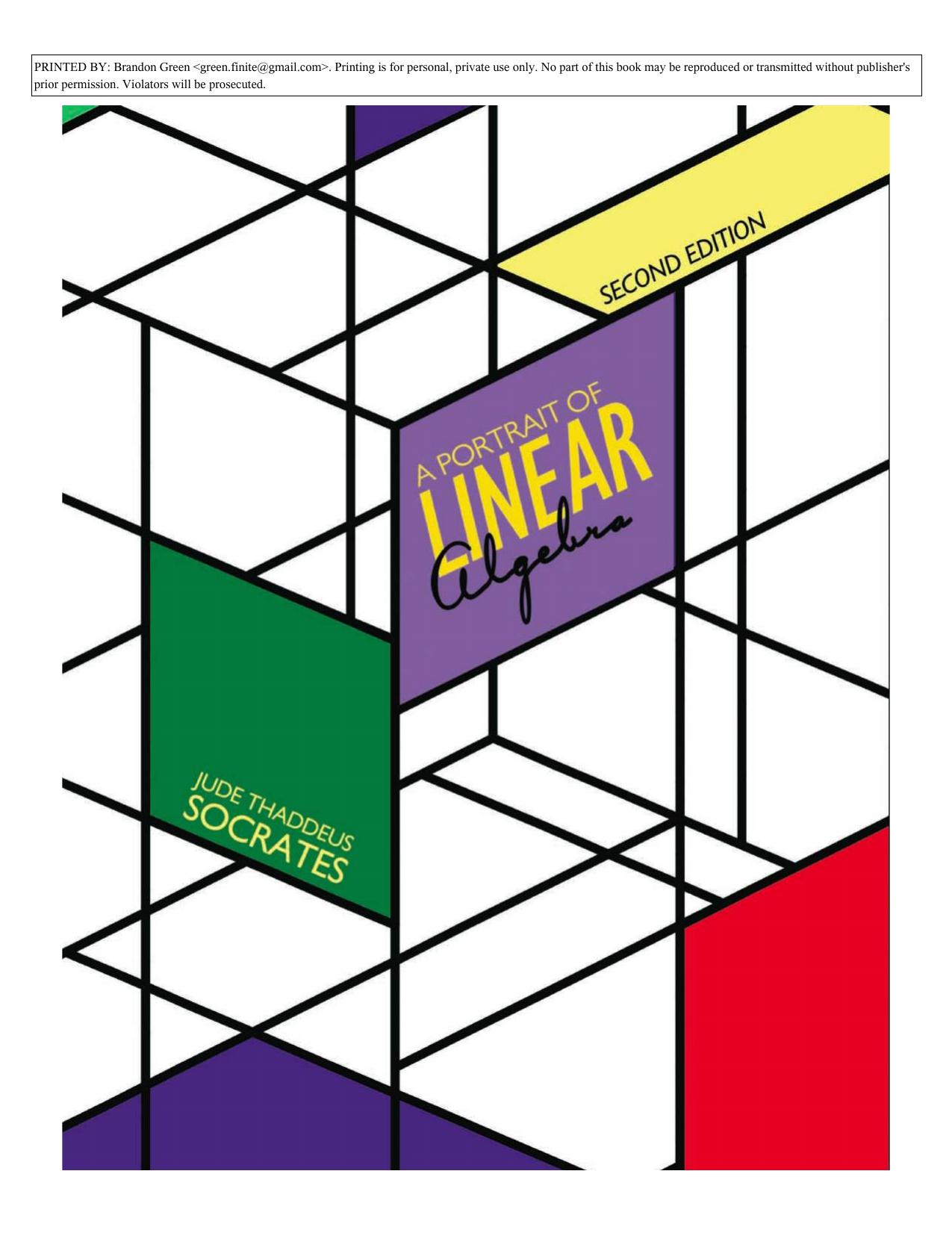 Socrates by A Portrait of Linear Algebra