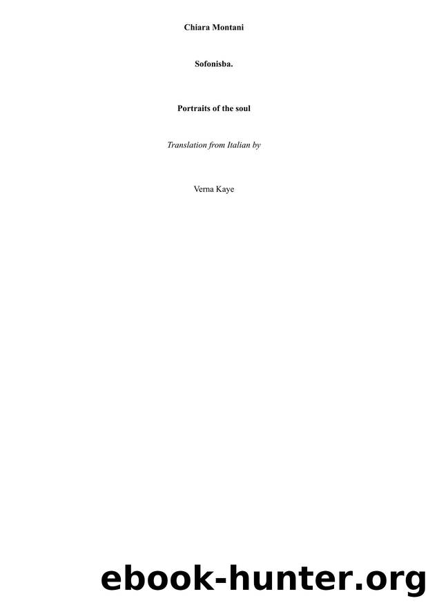 Sofonisba. Portraits of the soul epub by 425207941