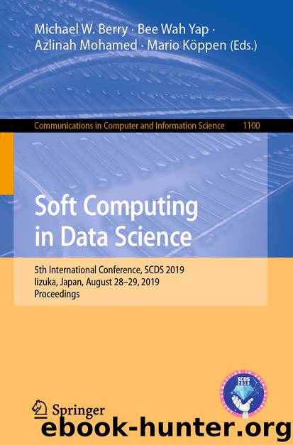 Soft Computing in Data Science by Unknown
