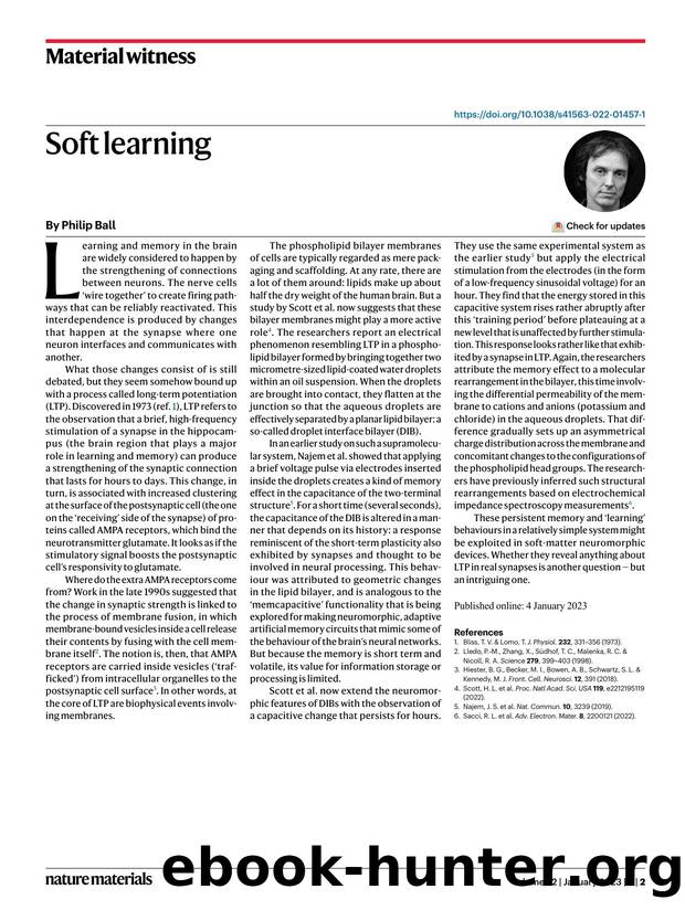 Soft learning by Philip Ball