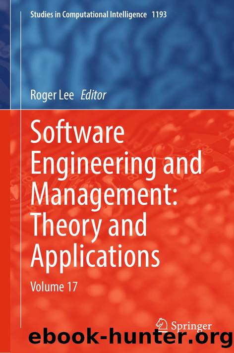 Software Engineering and Management: Theory and Applications by unknow