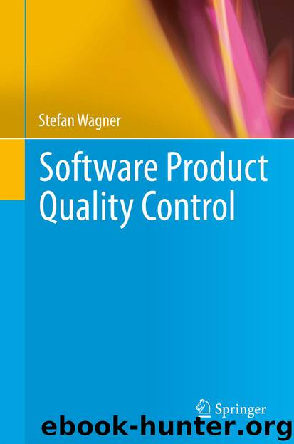 Software Product Quality Control by Stefan Wagner