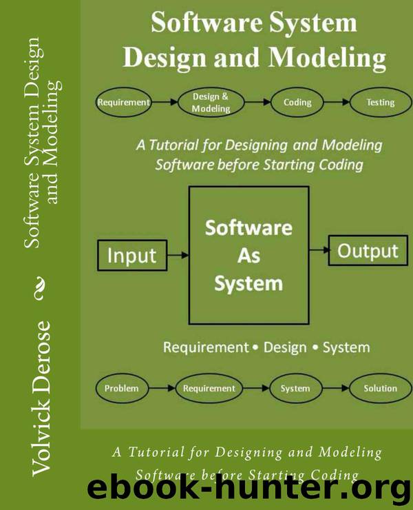 Software System Design and Modeling by Derose Volvick