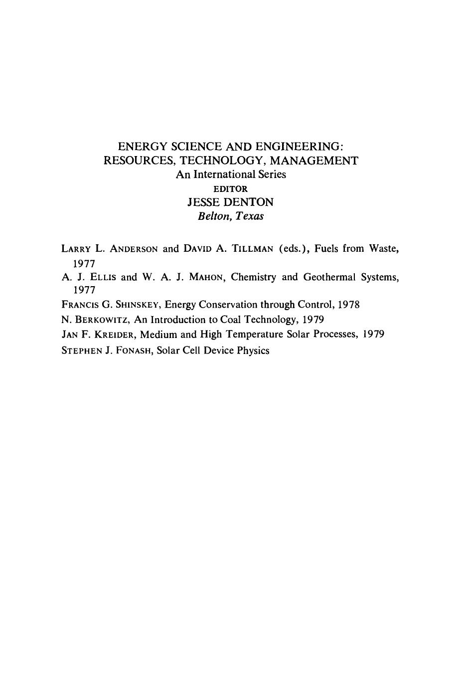 Solar Cell Device Physics by Stephen Fonash (Auth.)