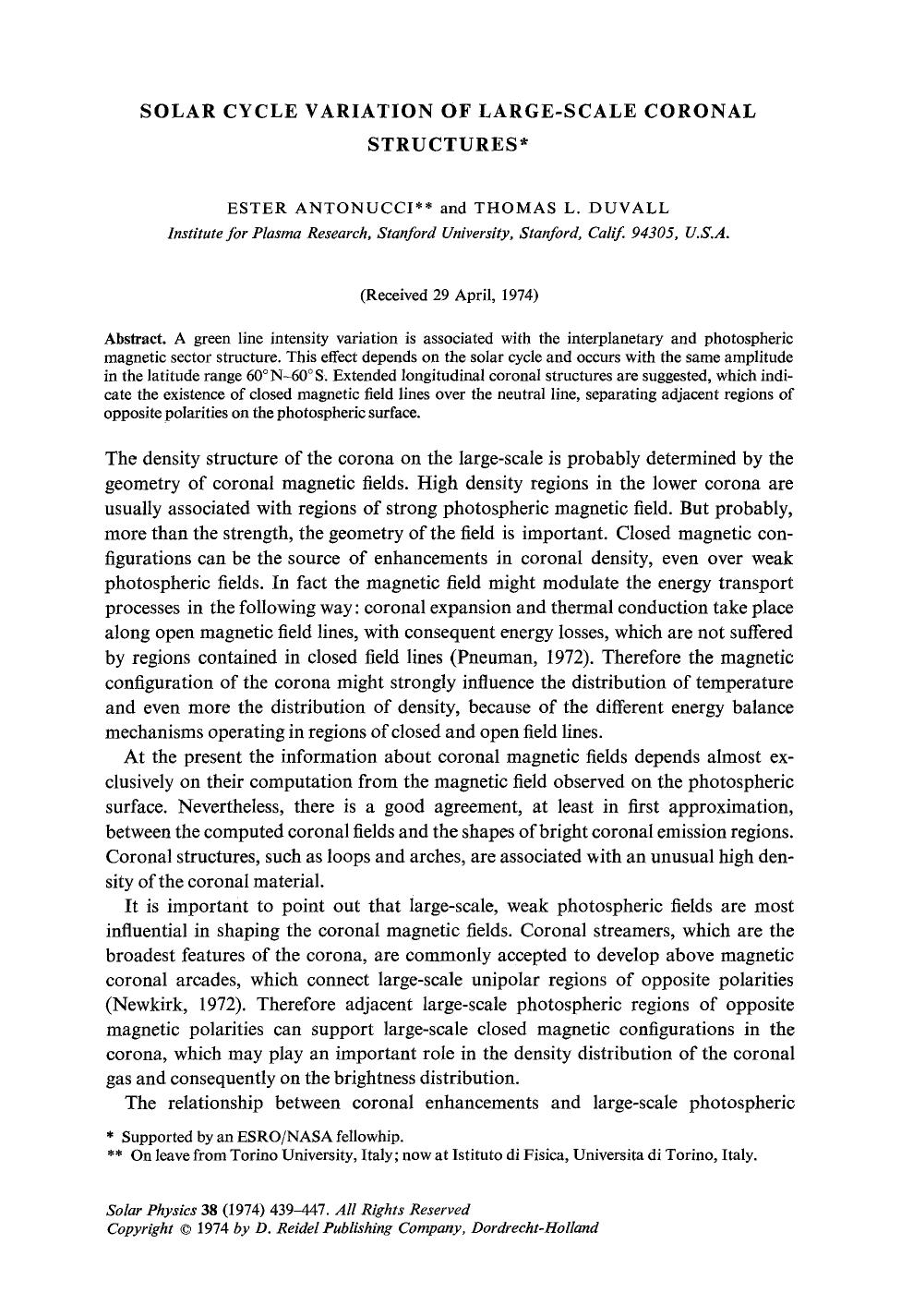 Solar cycle variation of large-scale coronal structures by Unknown