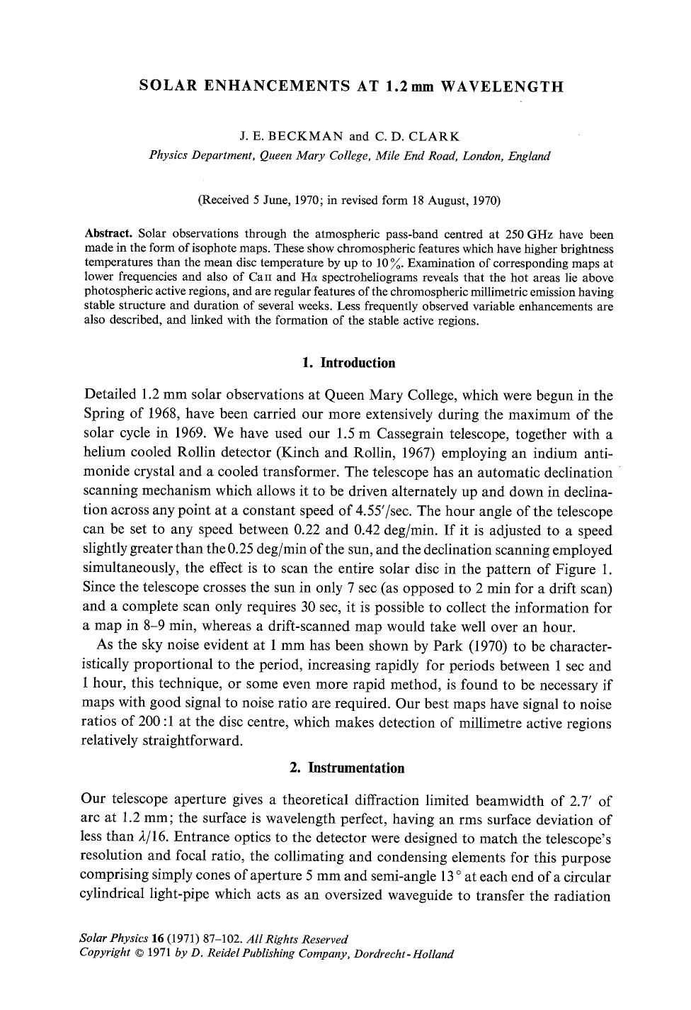 Solar enhancements at 1.2 mm wavelength by Unknown