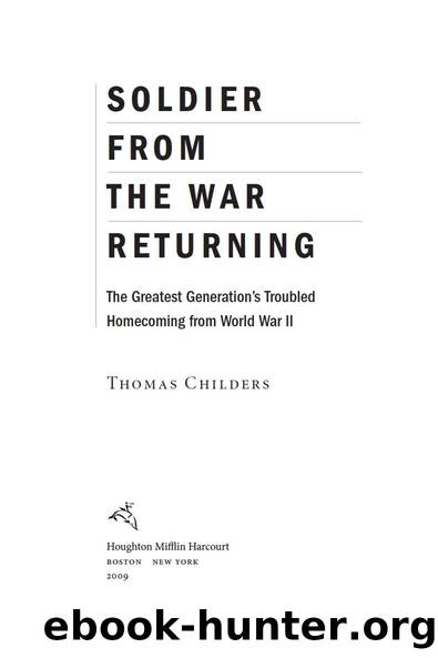 Soldier From The War Returning by Childers Thomas