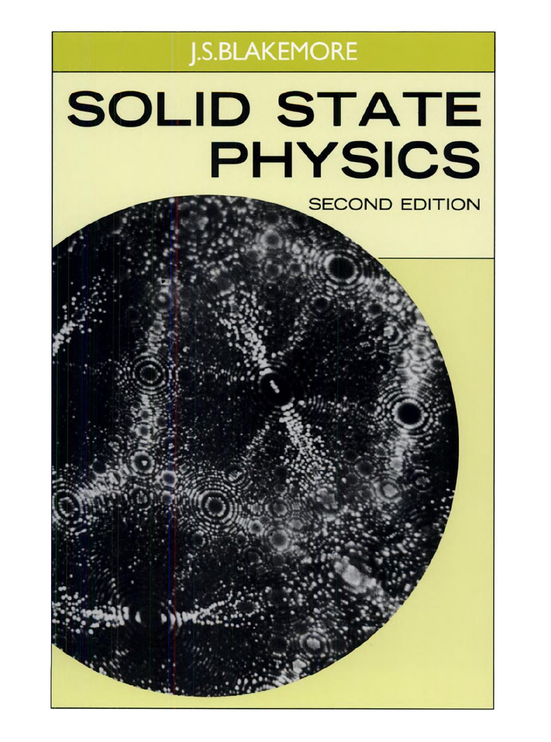 Solid State Physics by J. S. Blakemore