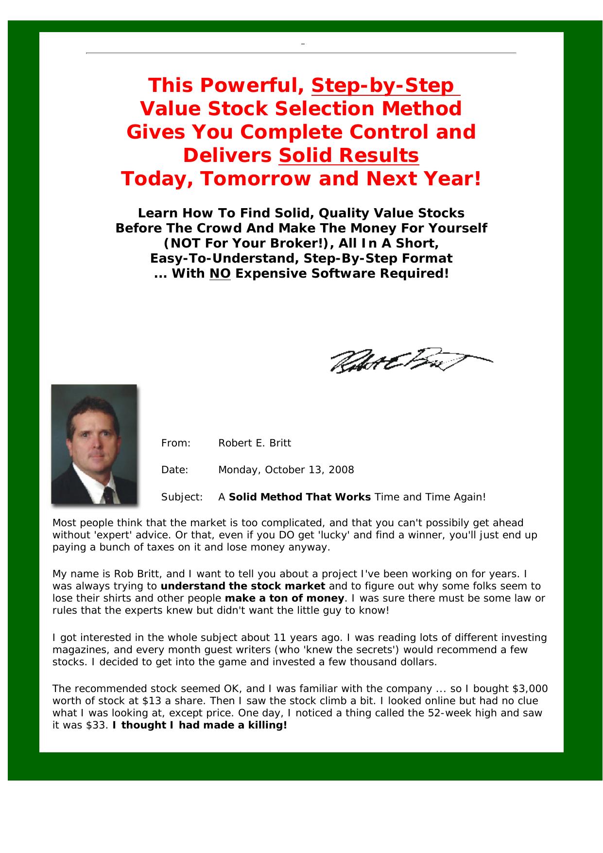 Solid Stock Selection. by Best of Kuszter's Collection