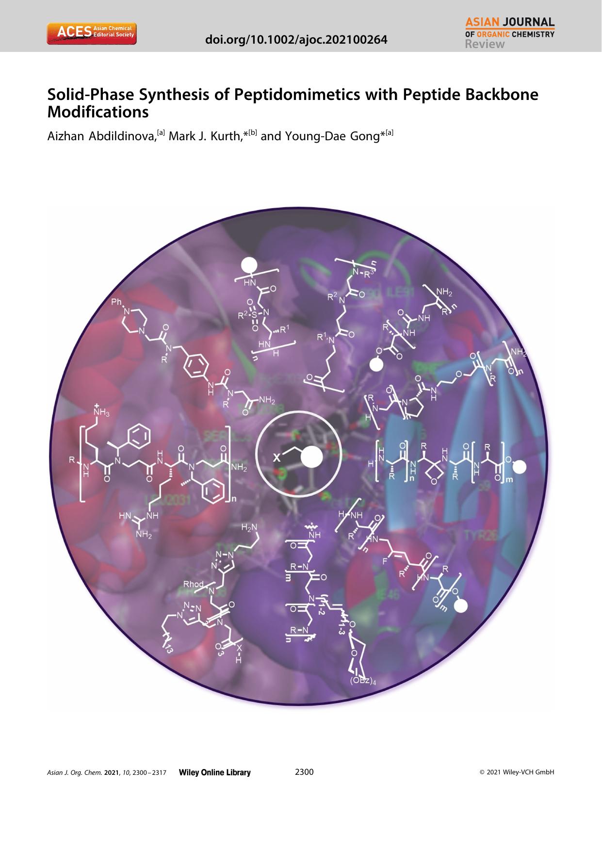 SolidâPhase Synthesis of Peptidomimetics with Peptide Backbone Modifications by Unknown