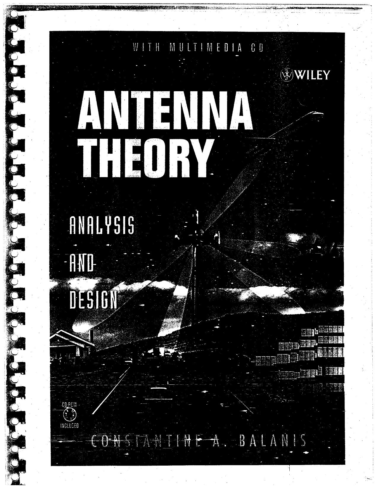 Solutions Manual To Accompany Antenna Theory by Constantine A. Balanis