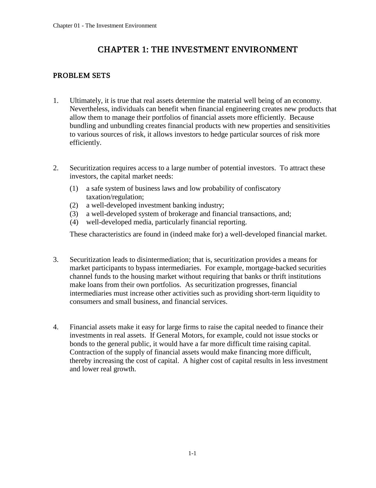 Solutions Manual for Investments by Zvi Bodie; Alan J. Marcus; Alex Kane