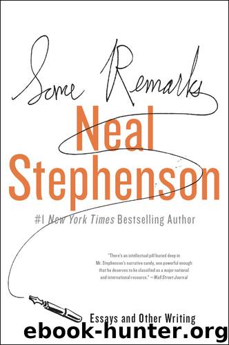 Some Remarks by Neal Stephenson