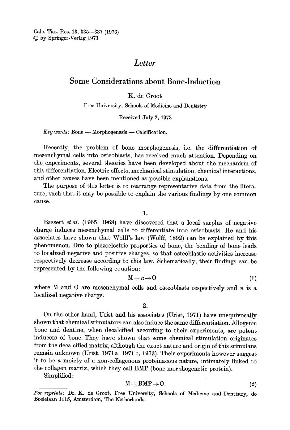 Some considerations about bone-induction by Unknown