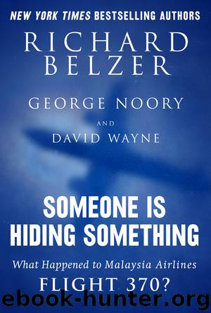 Someone Is Hiding Something: What Happened to Malaysia Airlines Flight 370? by Richard Belzer George Noory David Wayne